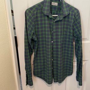Mens Gant Plaid Casual Button Down